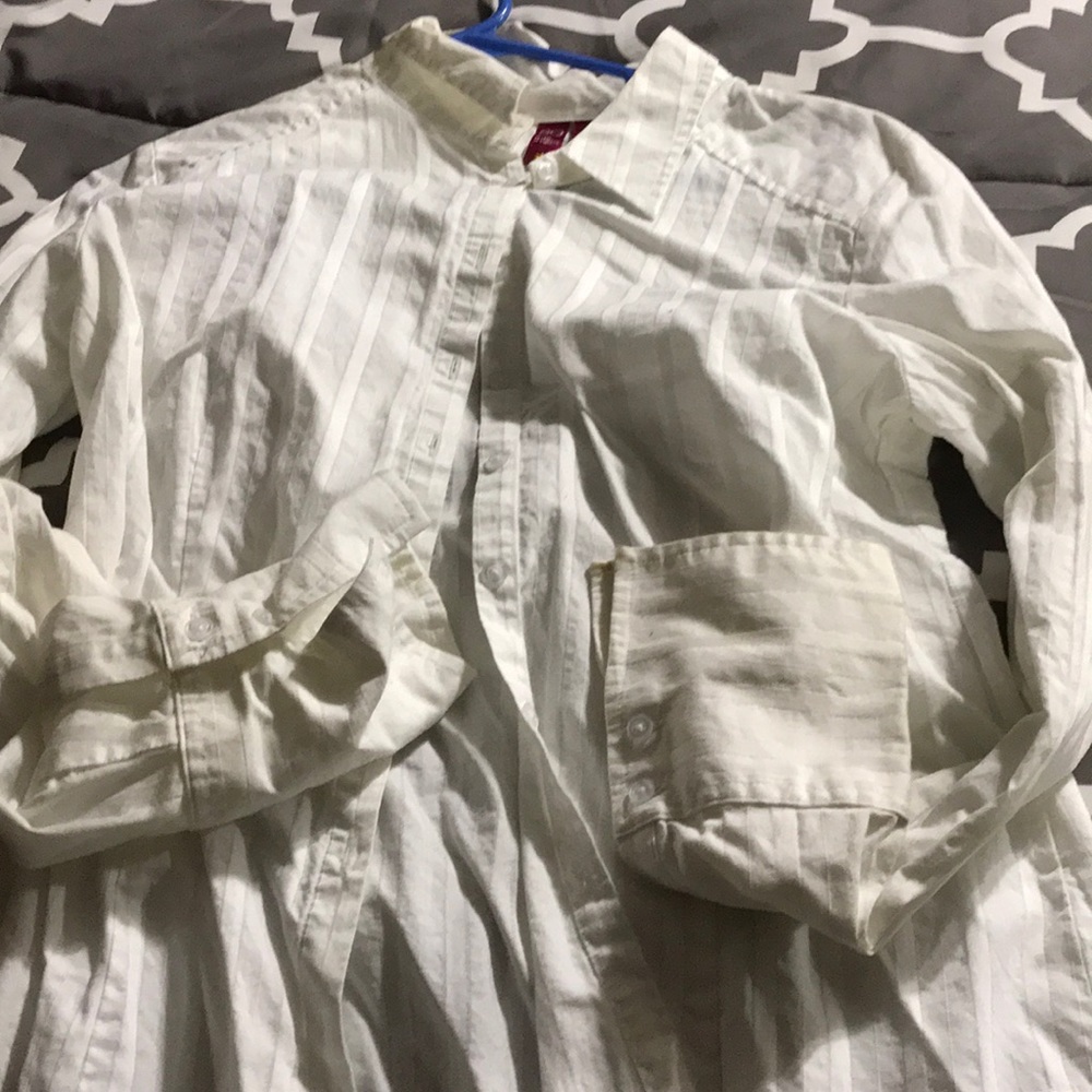 White button down xl